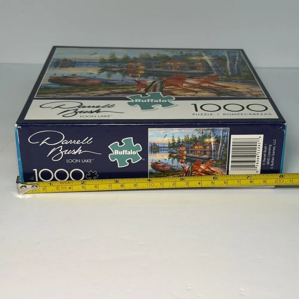Buffalo Games Darrell Bush LOON LAKE 1000 Piece Puzzle - 26.75